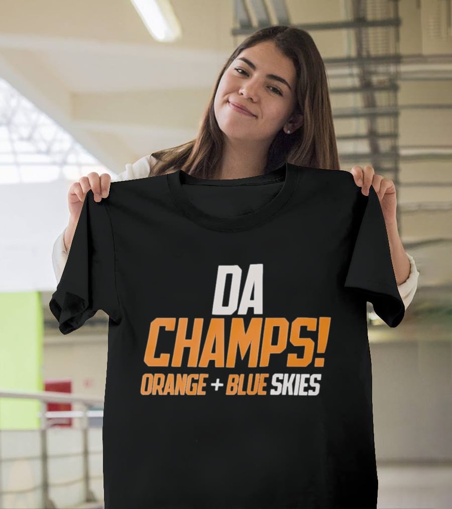Da Champs Orange + Blue Skies T-Shirt