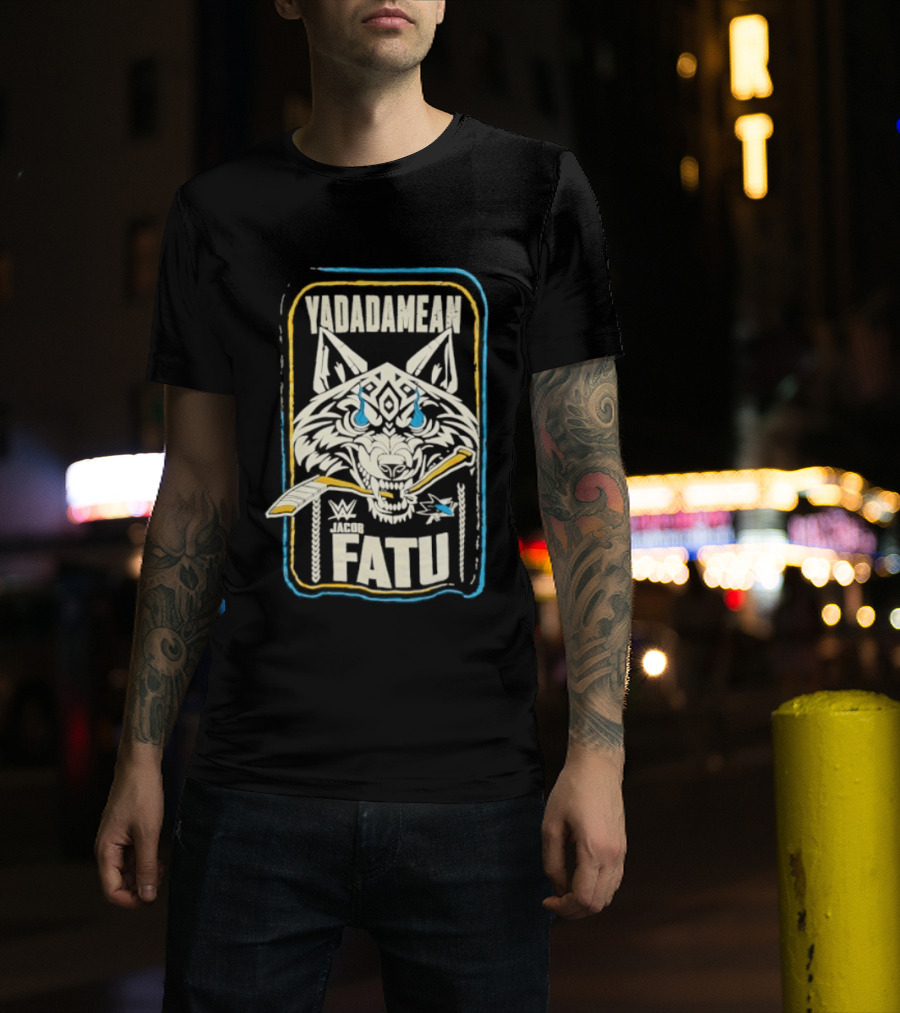 Jacob Fatu Yadadamean San Jose Sharks Collaboration T-Shirt