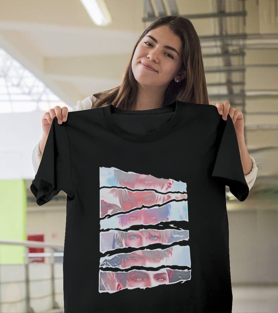 Love And Deepspace Otome Game Character Eyes Collage T-Shirt