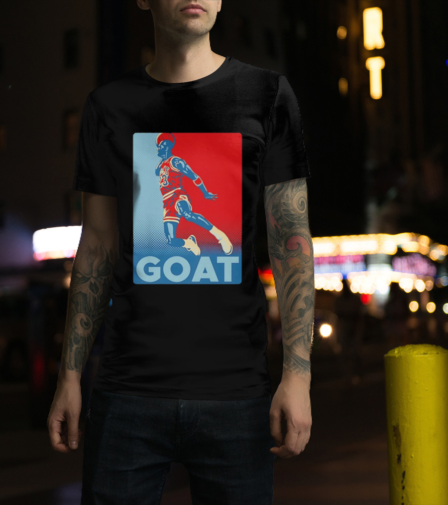 Michael Jordan GOAT Slam Dunk Chicago Bulls 23 T-Shirt