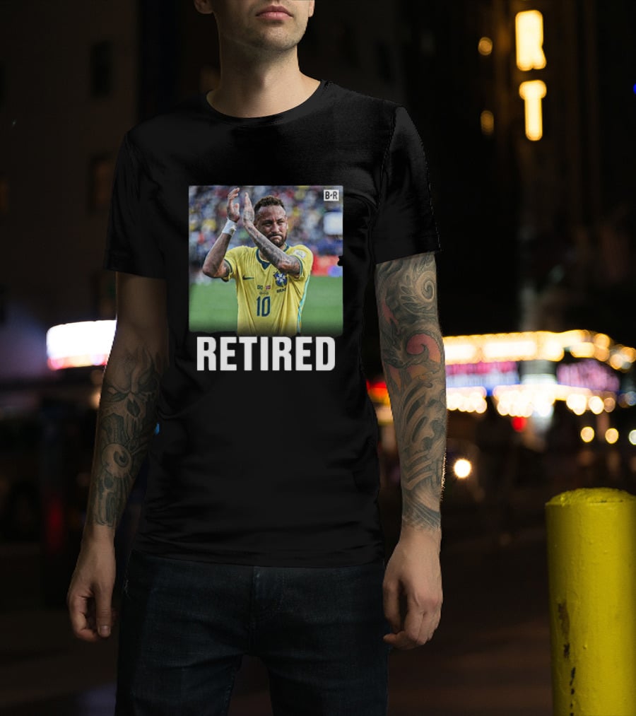 Neymar Jr Brazil 2026 Retired Emotional T-Shirt