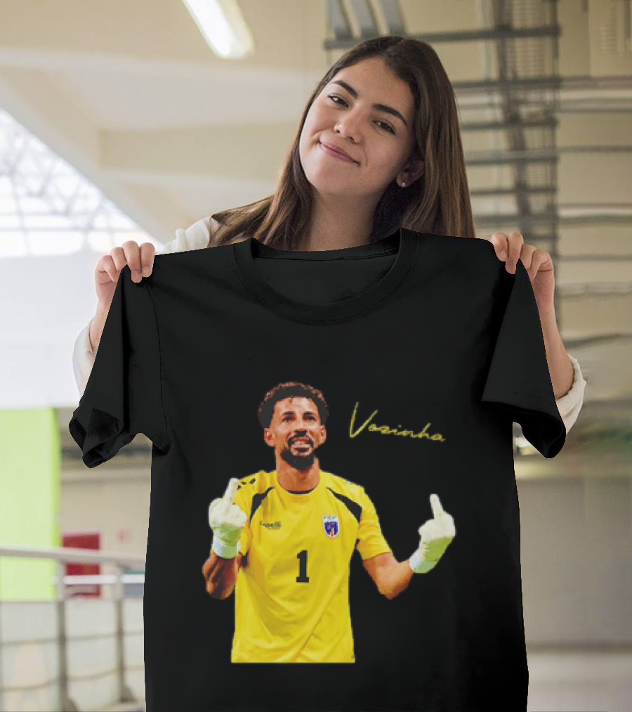 Vozinha Cape Verde National Team Number 1 Player Gesture T-Shirt