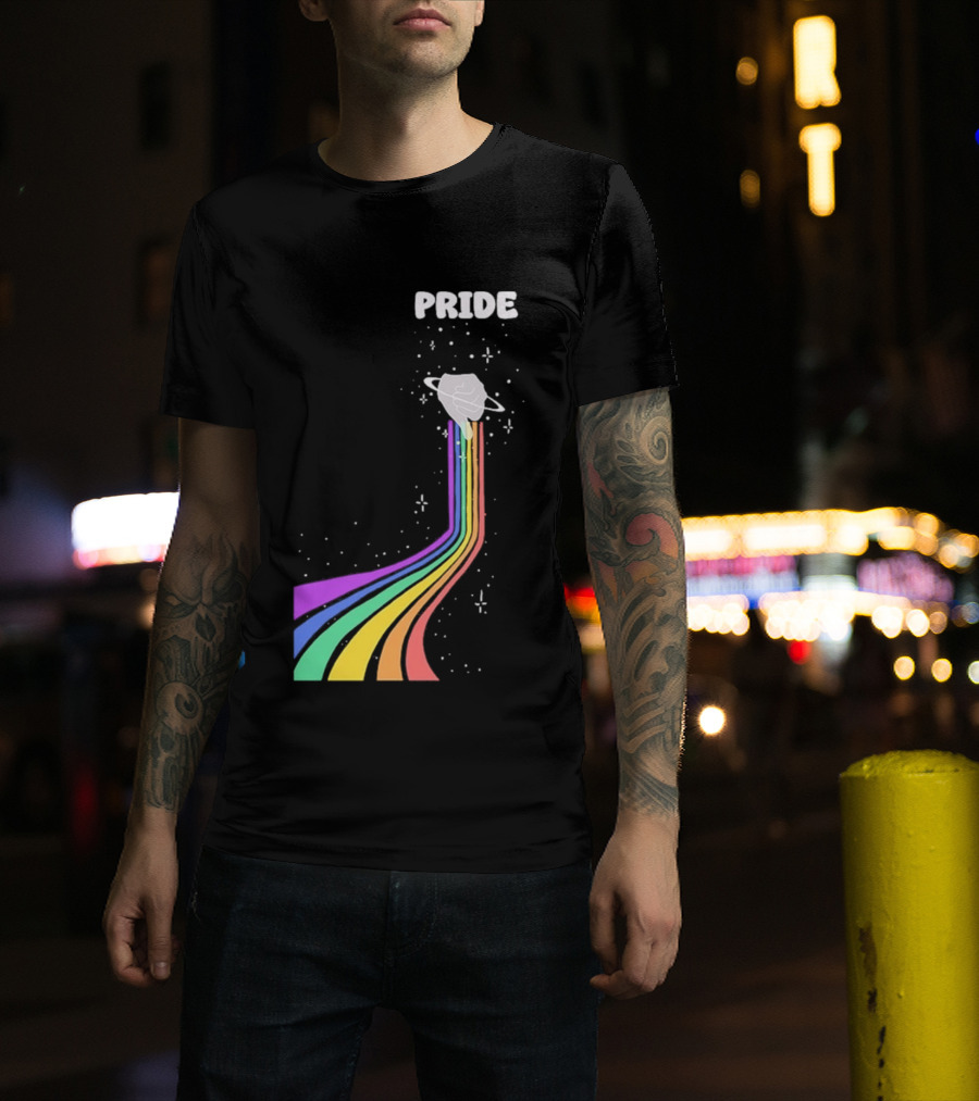 Pride Rainbow Space Hand Magic T-Shirt