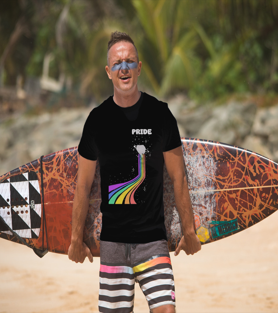 Pride Rainbow Space Hand Magic T-Shirt