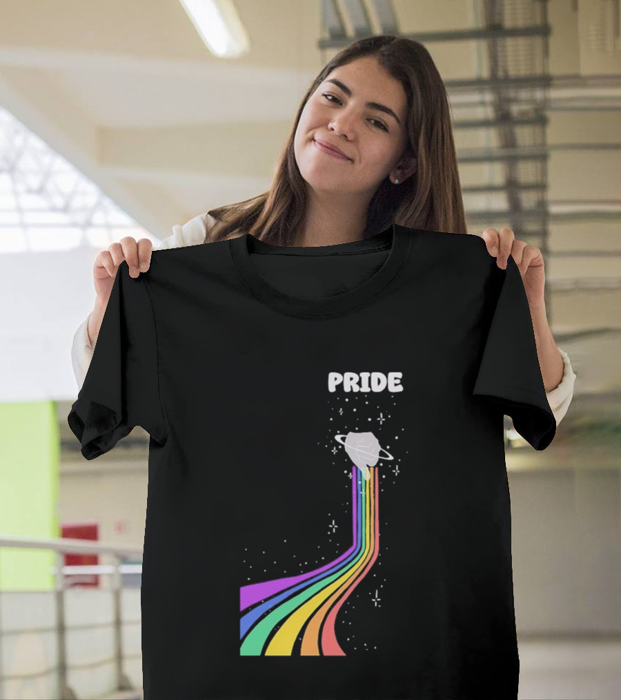 Pride Rainbow Space Hand Magic T-Shirt