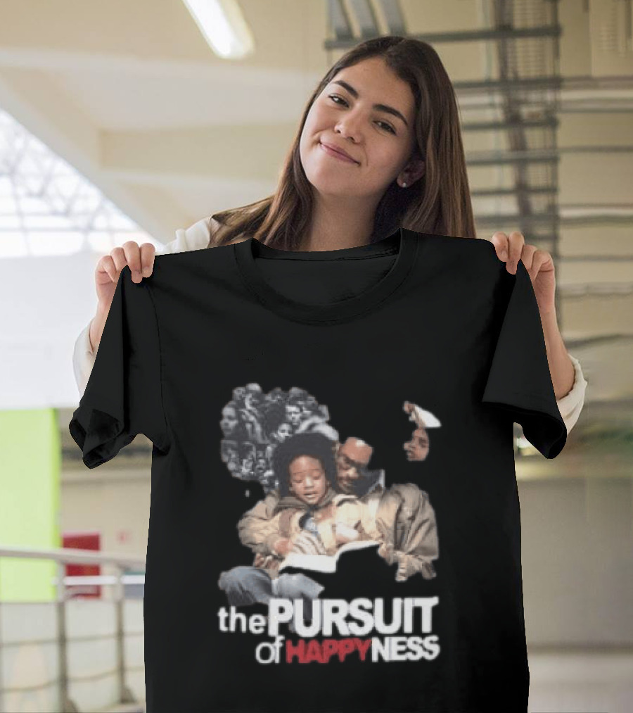 The Pursuit Of Happyness Will Smith Jaden Smith Movie Scene T-Shirt