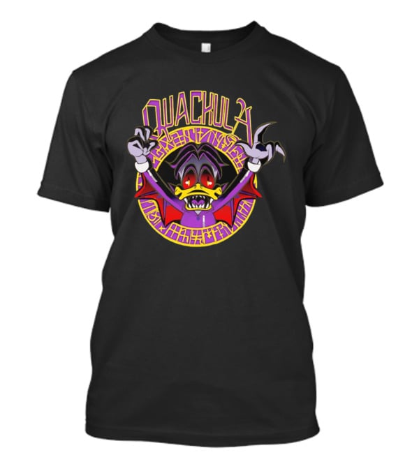 Quackula Vampire Duck Halloween Cartoon T-Shirt