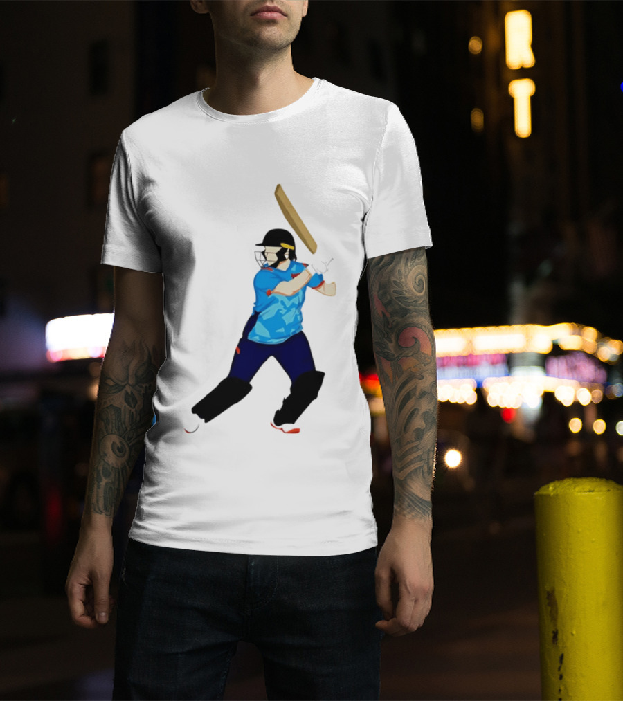 Alice Capsey Delhi Capitals Cricket WPL Player Batting T-Shirt