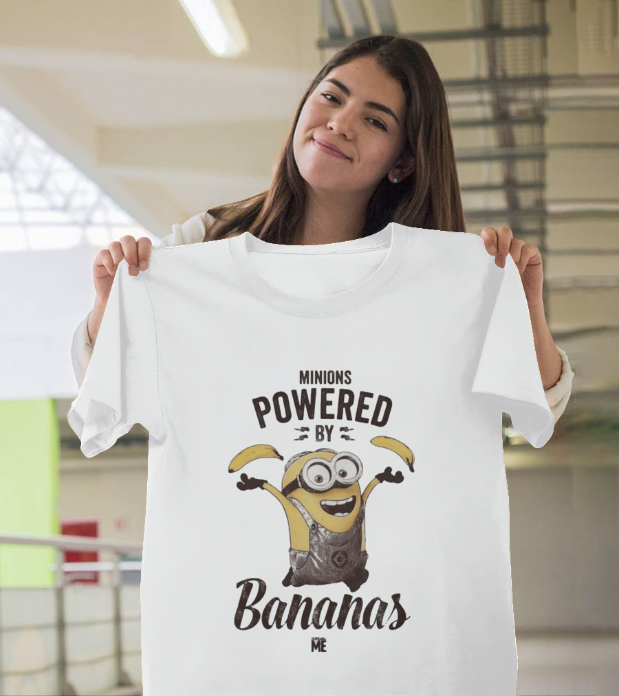 Minions Powered By Bananas Me T-Shirt