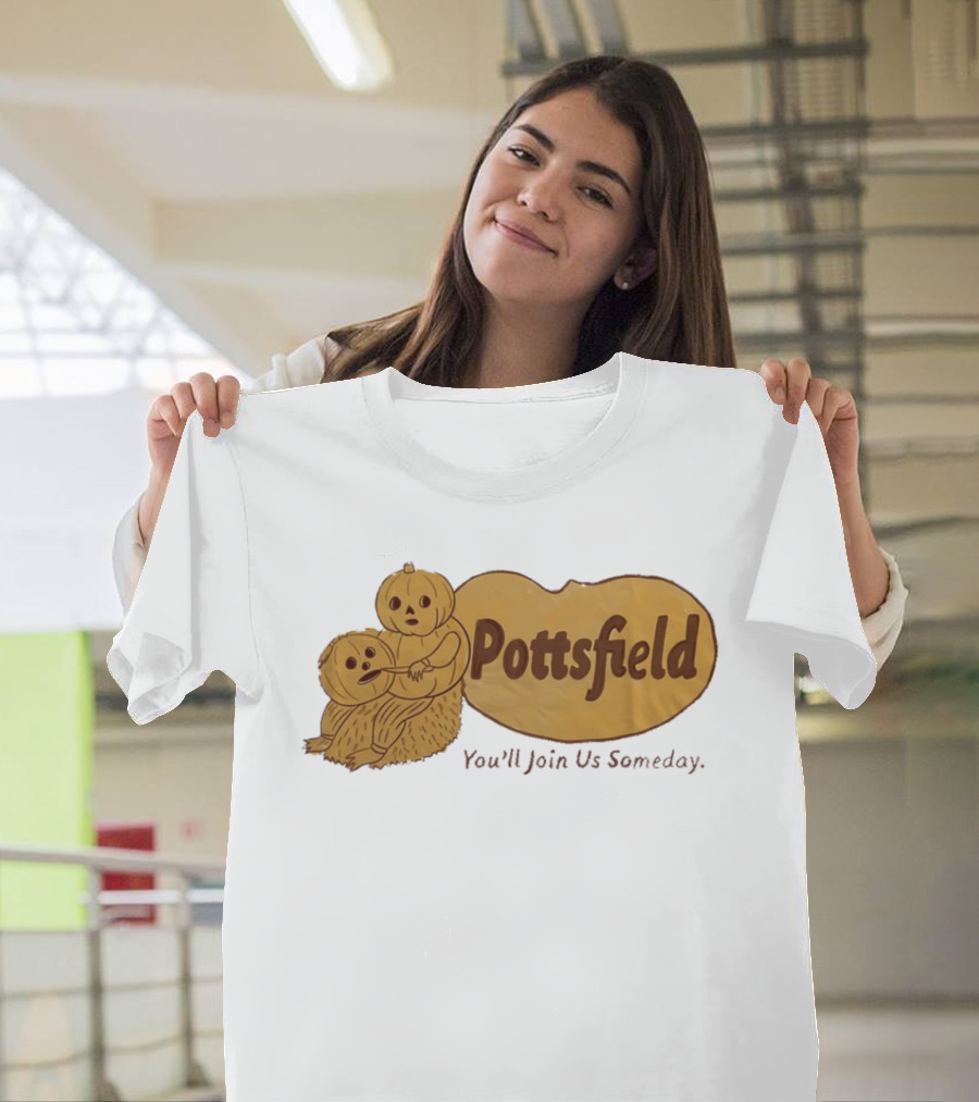Pottsfield You'll Join Us Someday Pumpkin Characters Over The Garden Wall T-Shirt