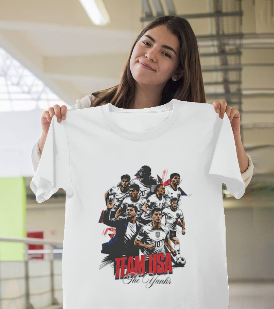 Team USA The Yanks USMNT Collage T-Shirt