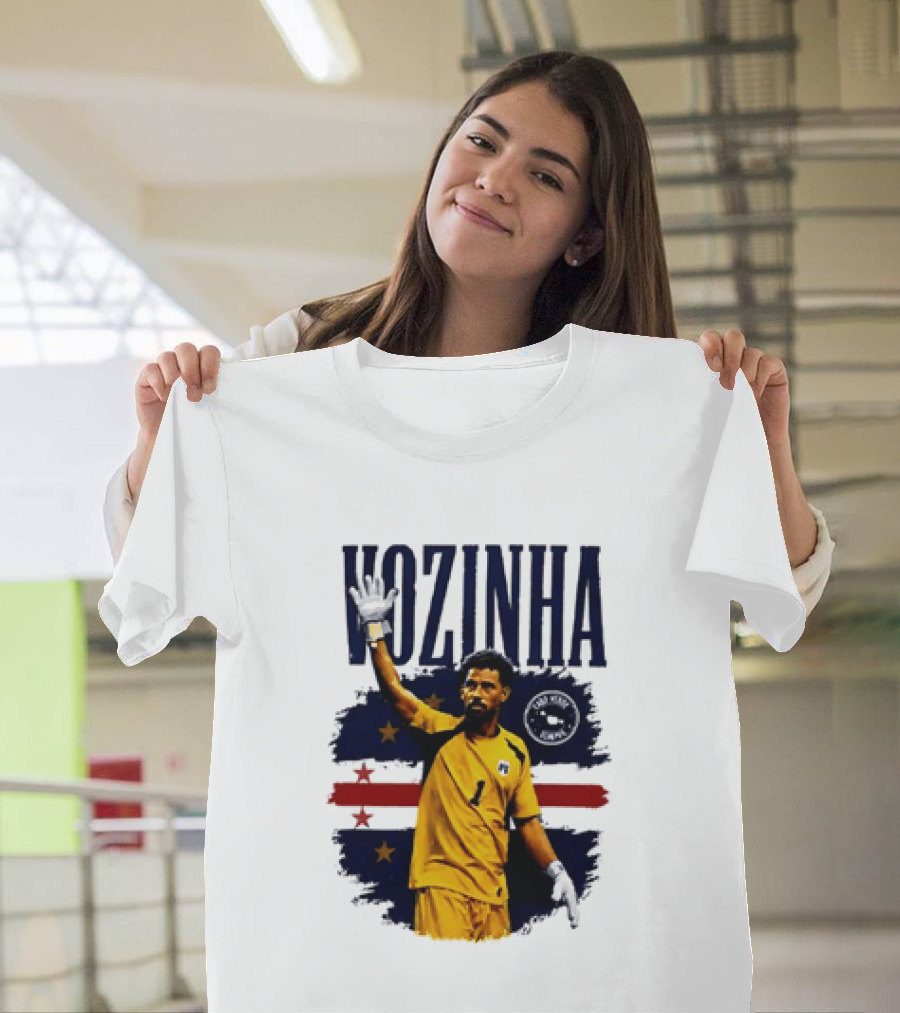 Vozinha Cabo Verde Goalkeeper Cape Verde National Team Soccer T-Shirt