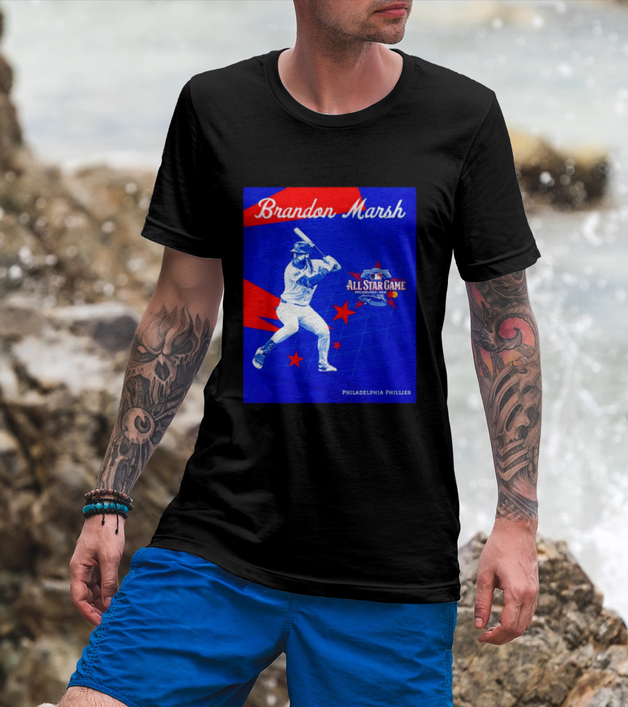 Brandon Marsh Philadelphia Phillies 2026 MLB All Star Game T-Shirt