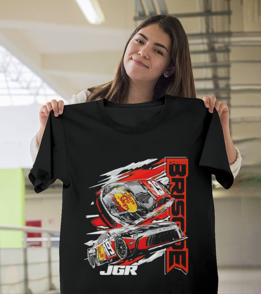 Chase Briscoe 19 Joe Gibbs Racing Bass Pro Shops Toyota Camry NASCAR JGR T-Shirt
