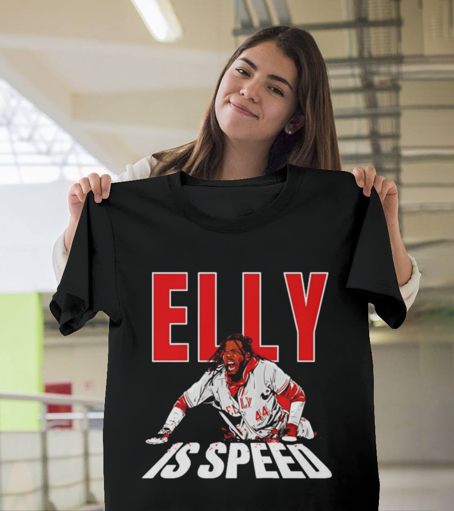 Elly De La Cruz Cincinnati Reds Elly 44 Is Speed T-Shirt