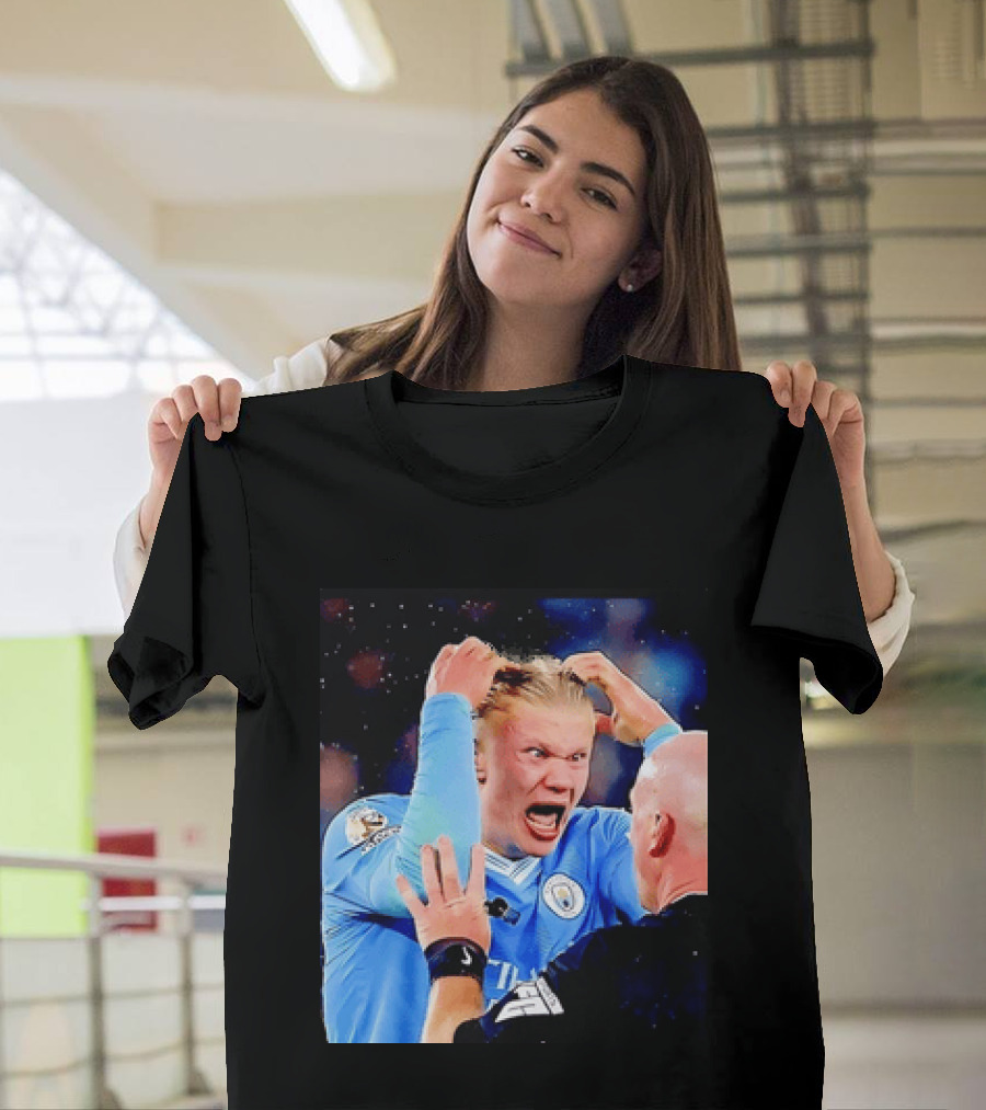 Erling Haaland Manchester City Emotional Reaction T-Shirt