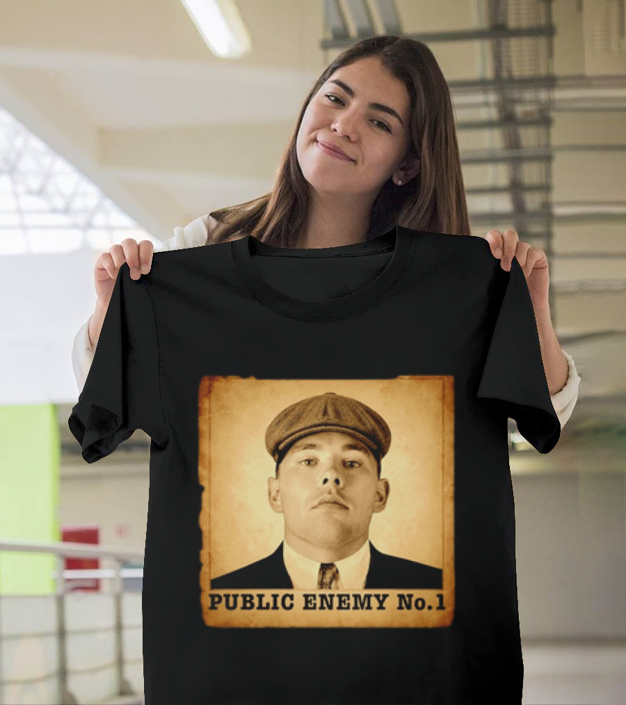 Los Angeles Dodgers Public Enemy No 1 Vintage Wanted T-Shirt