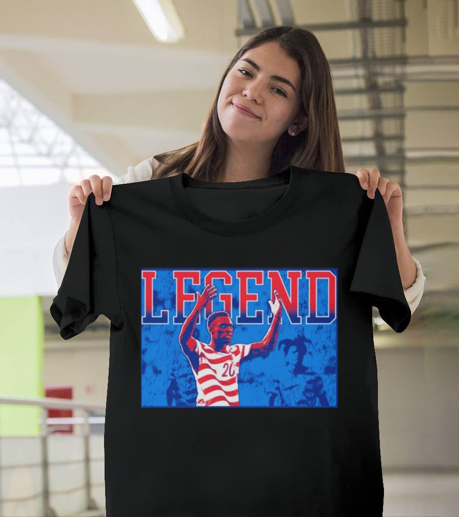 Legend Folarin Balogun No 20 USMNT T-Shirt