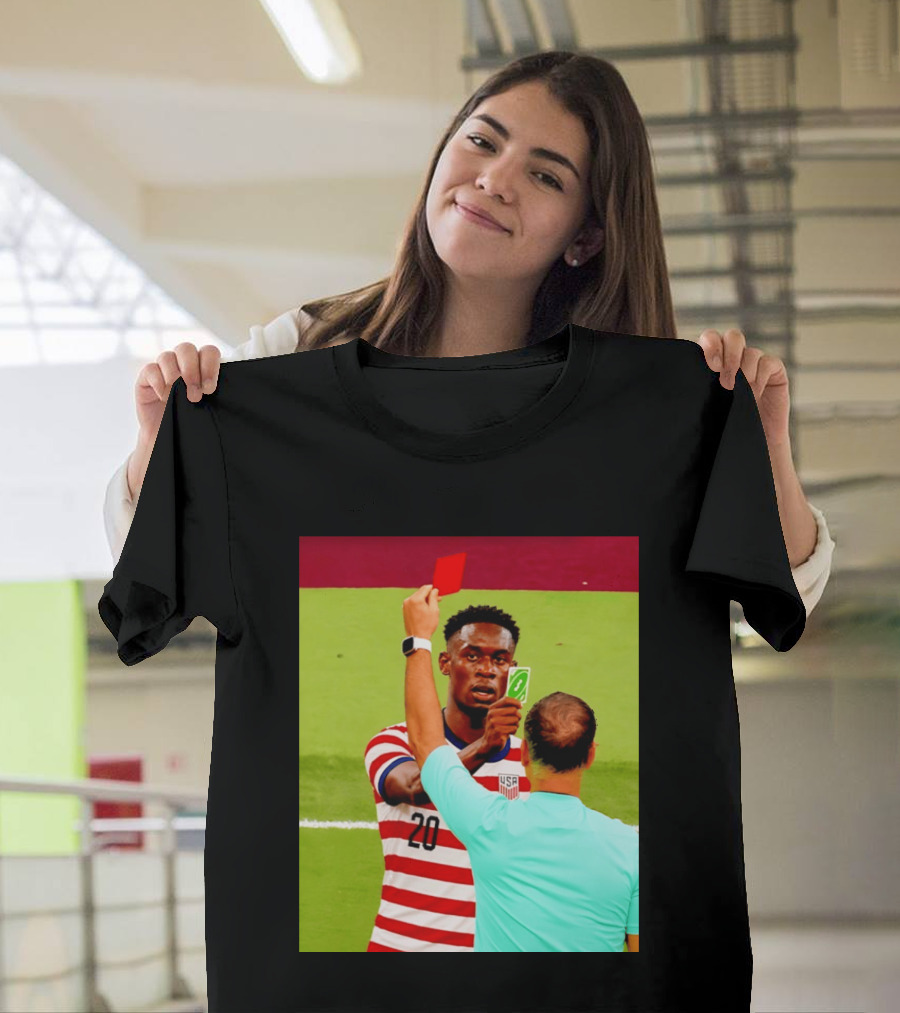 Folarin Balogun USMNT Number 20 Reverse Card Meme Soccer T-Shirt
