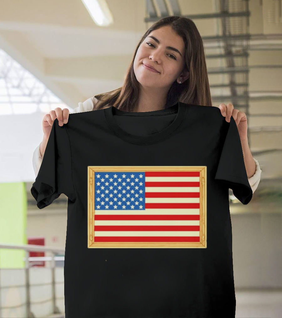 Theodore Roosevelt We Must Dare To Be Great American Flag T-Shirt