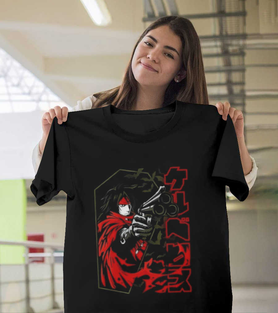 Vincent Valentine Final Fantasy VII Lock N Load Manga T-Shirt