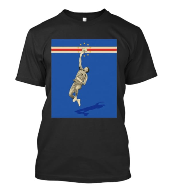 Vozinha Cape Verde African Cup Of Nations Soccer Star Goalkeeper Save T-Shirt