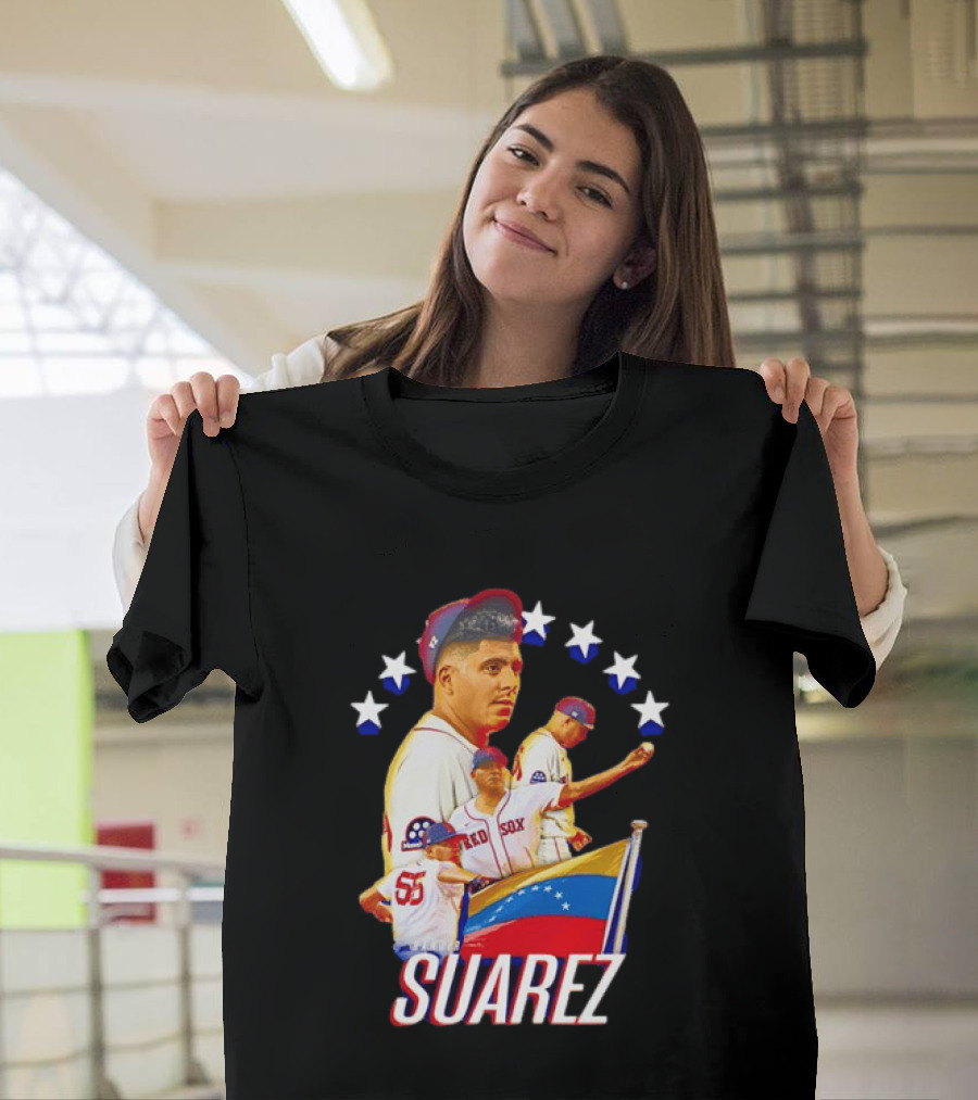 Ranger Suarez Philadelphia Phillies MLB Venezuela Flag Star Baseball T-Shirt
