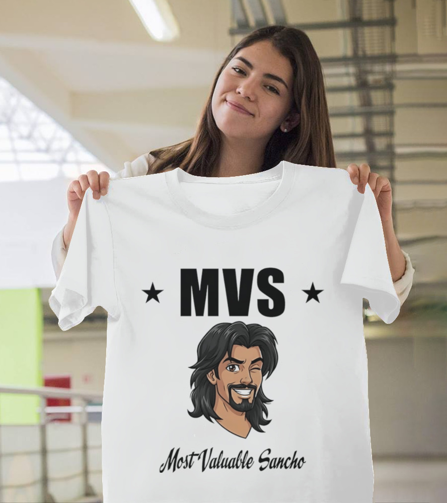 MVS Most Valuable Sancho Star Wink Humor T-Shirt