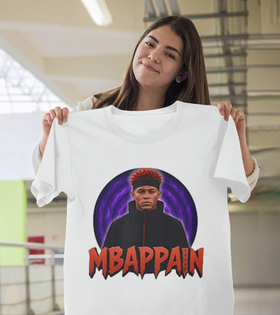 Mbappain Naruto Anime Crossover Meme T-Shirt