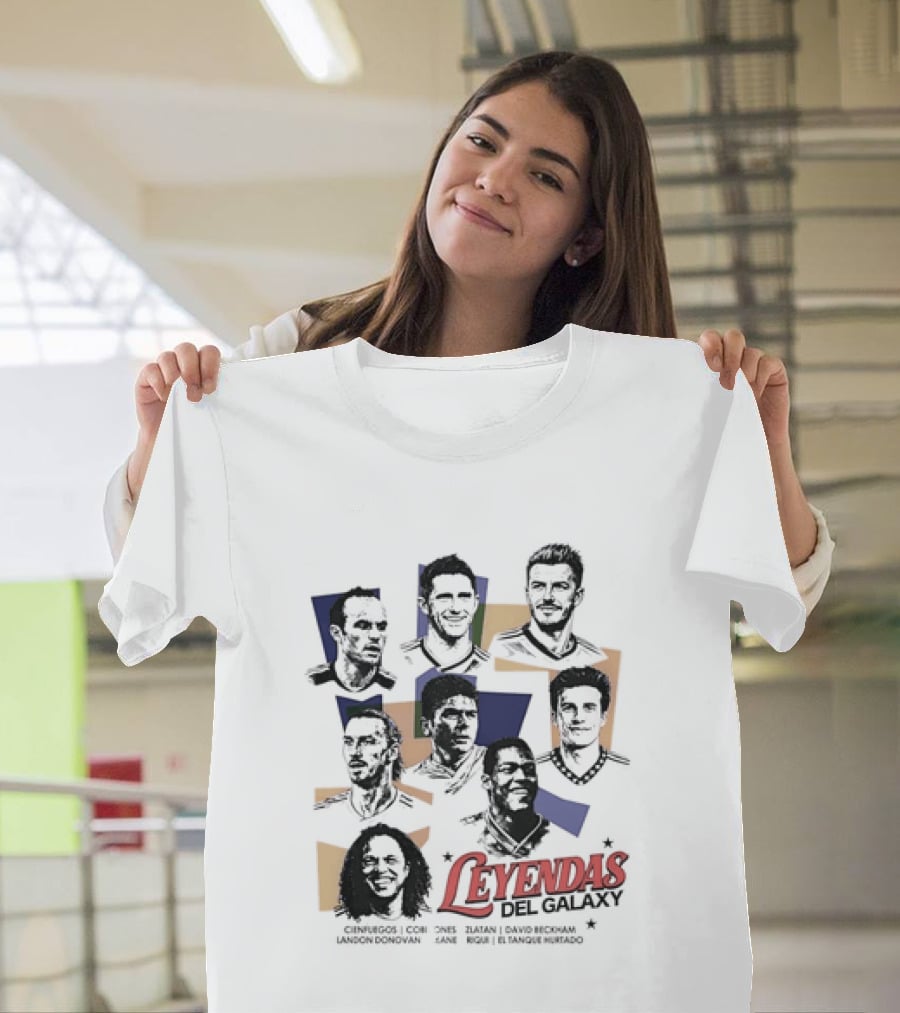 Leyendas Del Galaxy Celebrating Iconic LA Galaxy Figures T-Shirt