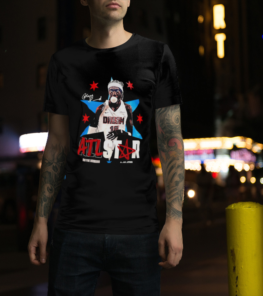 Rhyne Howard Atlanta Dream 4x All Star ATL Star T-Shirt