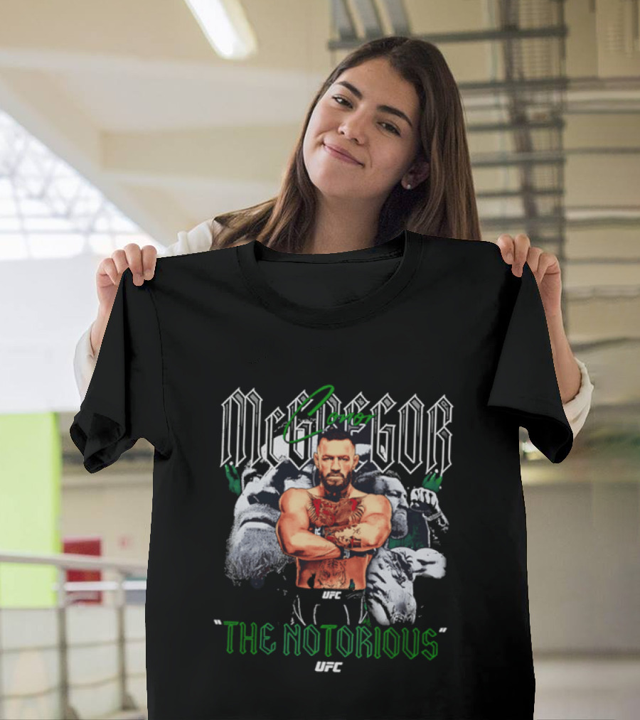 Conor McGregor The Notorious UFC Collage McGregor T-Shirt