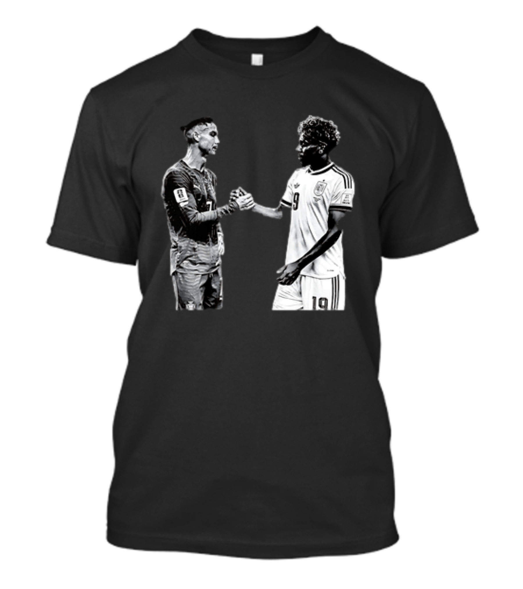 Cristiano Ronaldo Lamine Yamal Final Matchup Moment T-Shirt