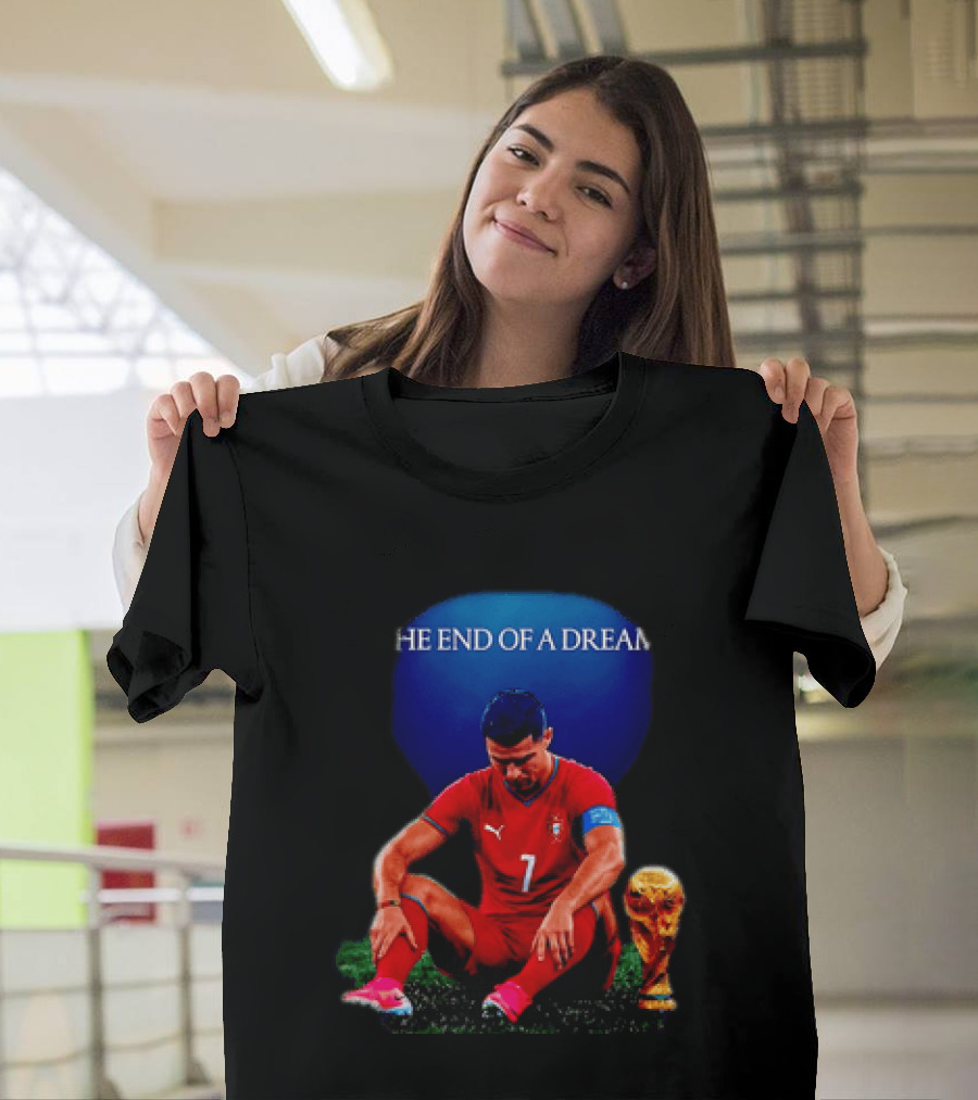 Cristiano Ronaldo The End Of A Dream Portugal No 7 World Cup Moment T-Shirt