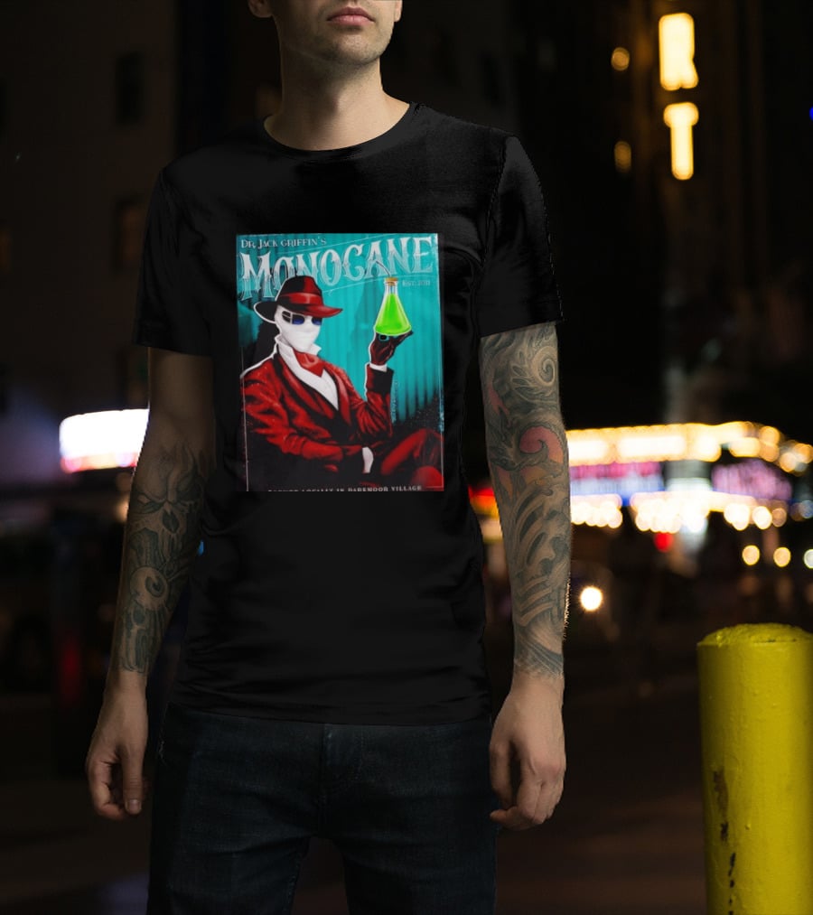 Dr Jack Griffin's Monocane Est 2011 Invisible Man T-Shirt