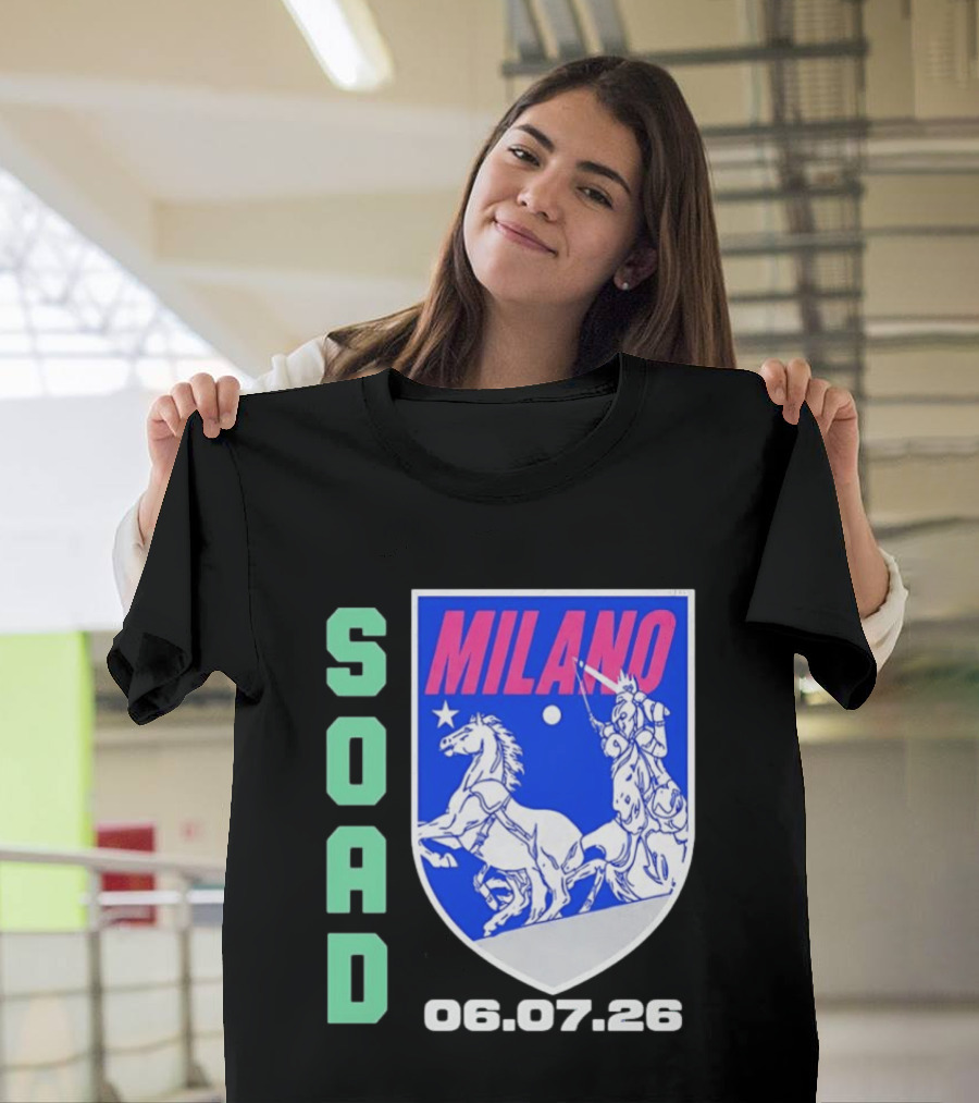 SOAD Milano 06.07.26 System Of A Down Concert T-Shirt