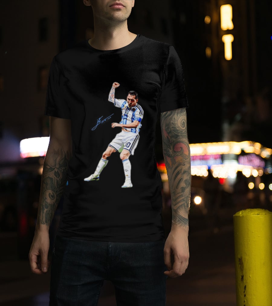 Messi The Comeback Argentina Football Unites The World Soccer Legend Victory Celebration T-Shirt