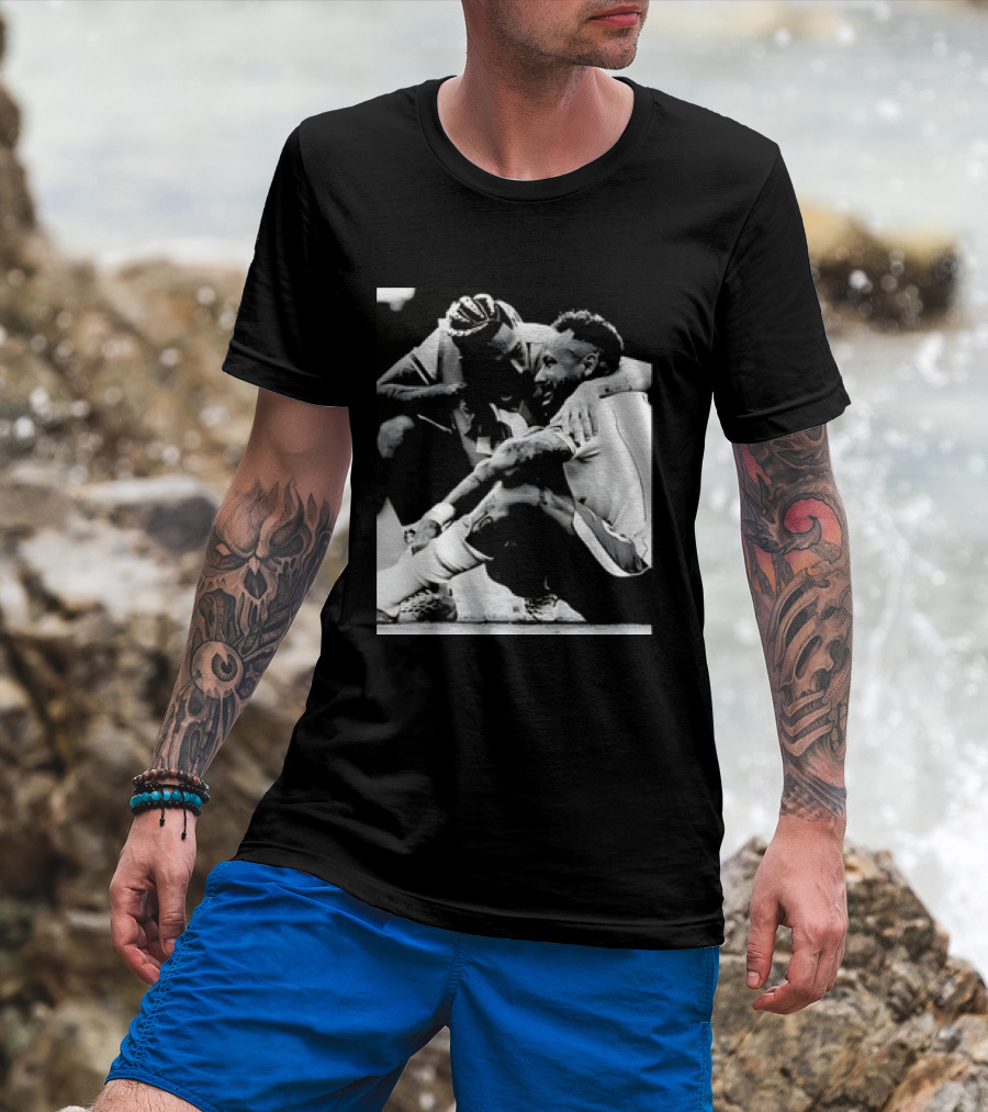 Neymar Jr And Raphinha Emotional Moment Brazil National Football Team T-Shirt