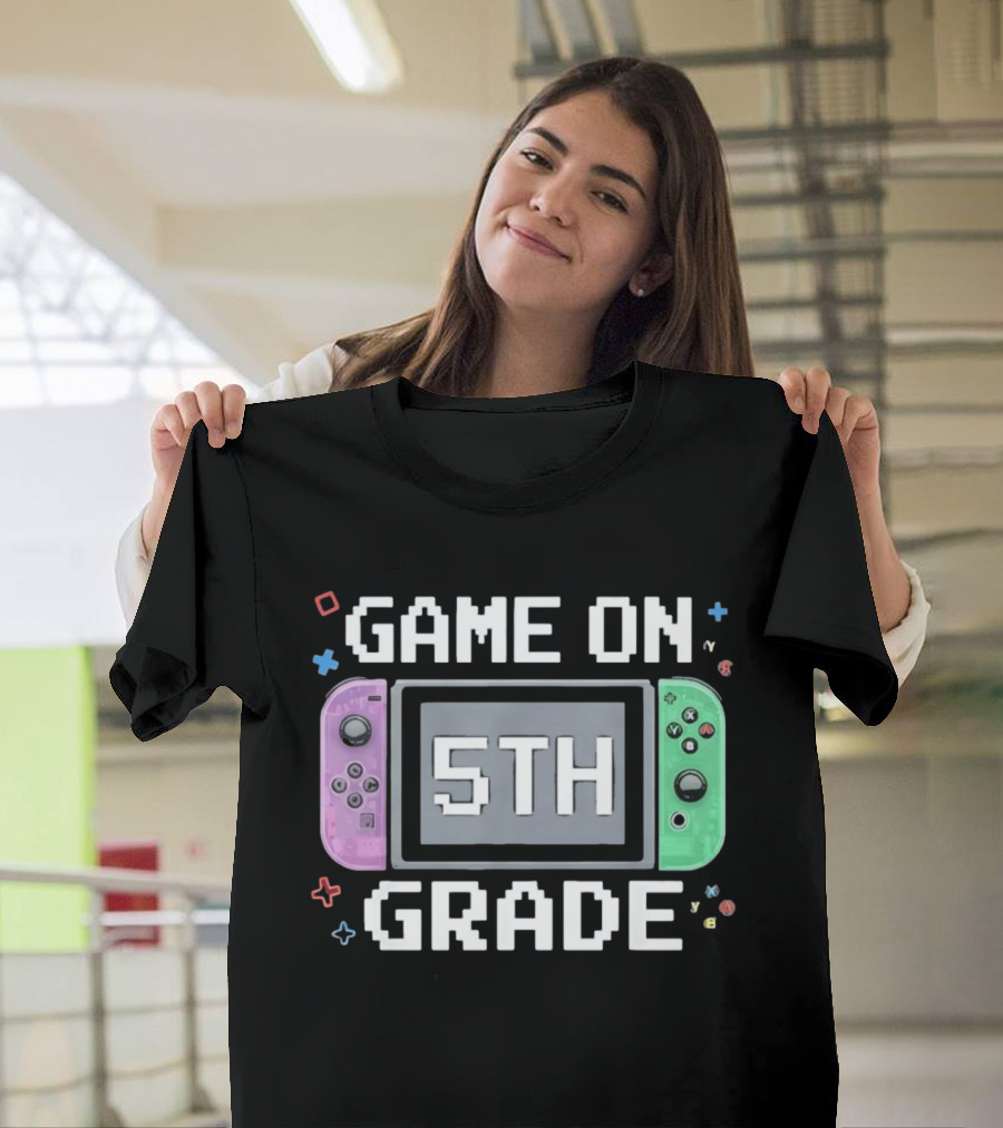 Game On 5th Grade Gaming Console 5th T-Shirt