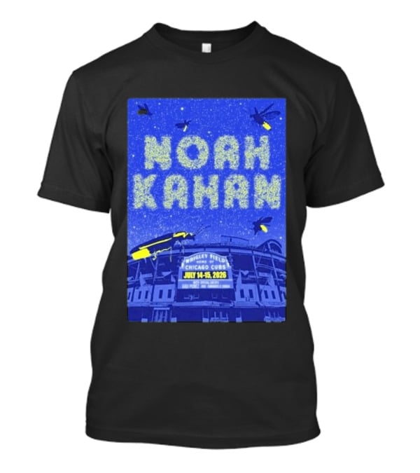 Noah Kahan Live At Wrigley Field Chicago Cubs July 14 15 2026 Event T-Shirt