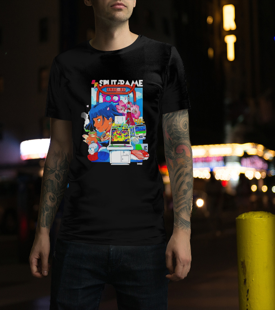 Tokyo Ramen Arcade Splitframe Kabukicho Ichibangai 100 IC Japanese T-Shirt