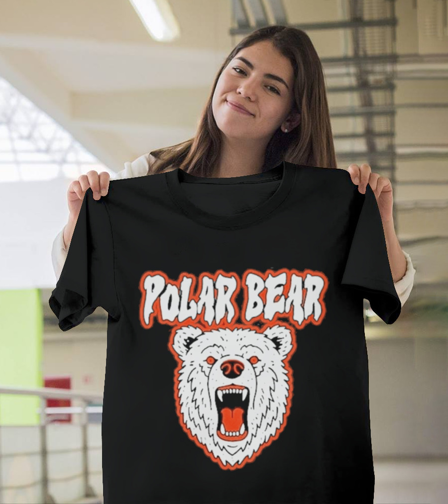 Polar Bear Arctic Wildlife Predator Fierce Expression T-Shirt