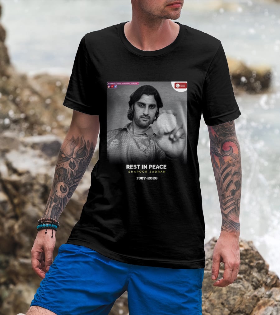 Rest In Peace Shapoor Zadran 1987 2026 T20 World Cup T-Shirt