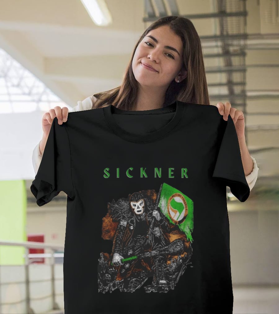 Sickner Mask Warrior Always And Forever Antifascist Hurling Stick T-Shirt