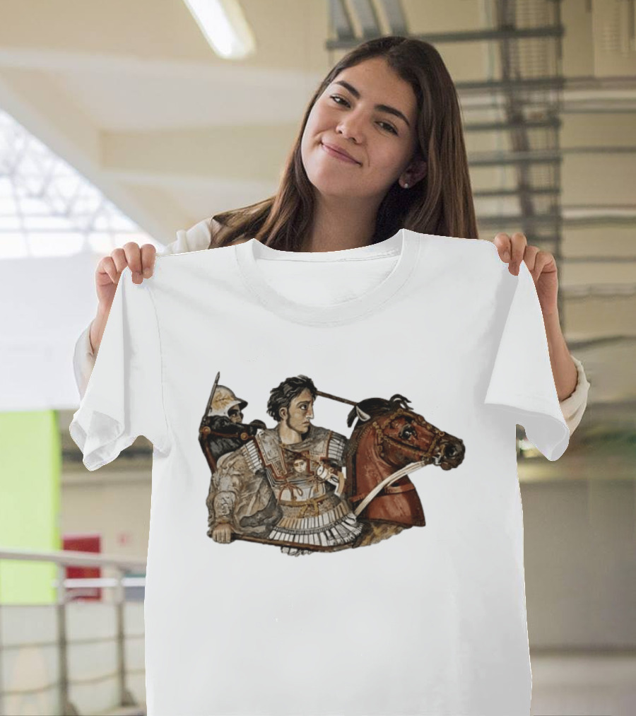 Alexander The Great Battle Of Issus Mosaic Iconic Historical Scene T-Shirt
