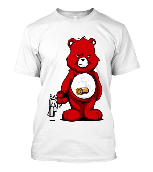 Bang Bear Revolver And Bullet Grunt T-Shirt