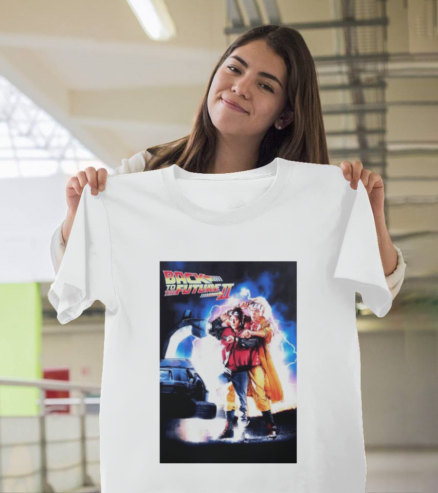 Back To The Future Part II Marty McFly Doc Brown Characters T-Shirt