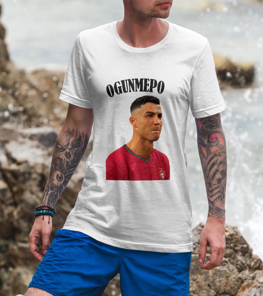 Cristiano Ronaldo Ogunmepon Portugal Soccer Star T-Shirt