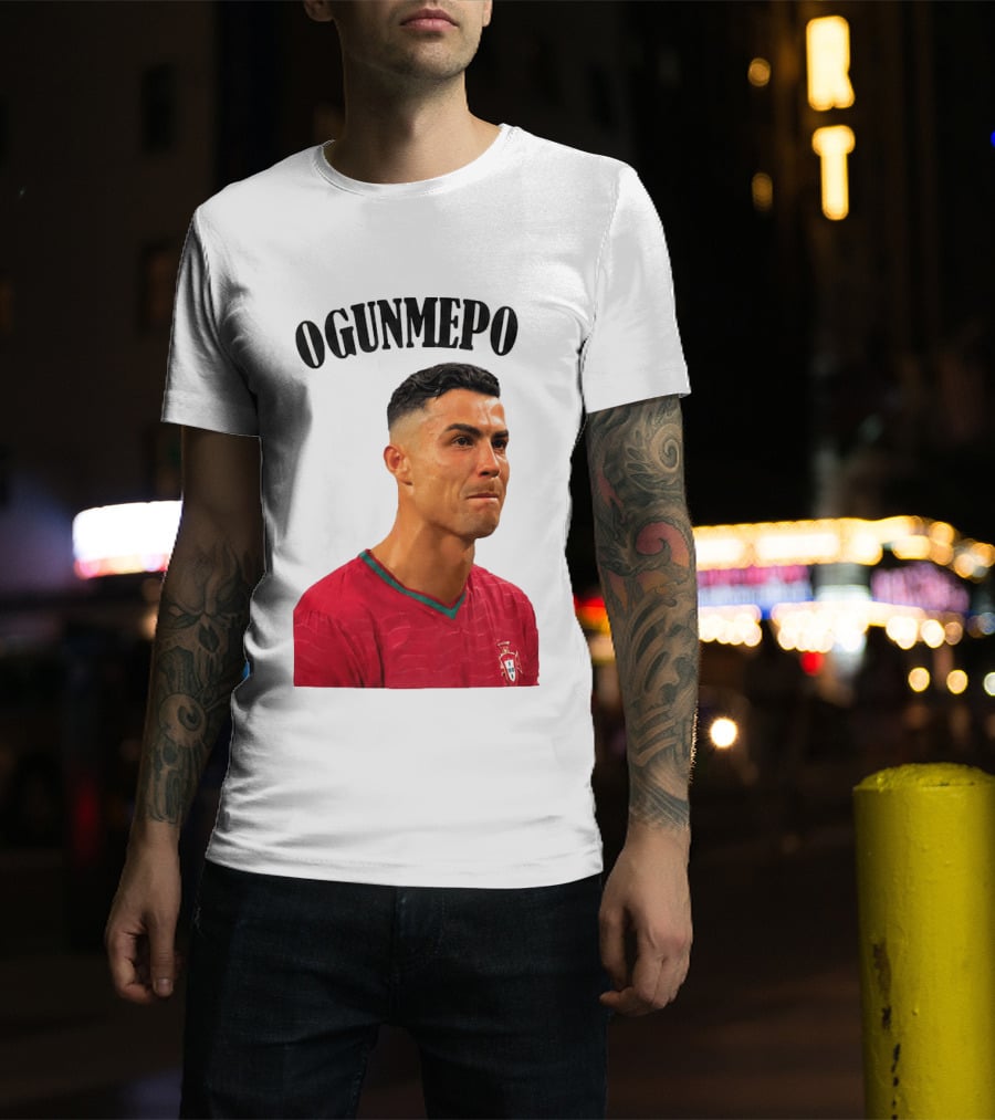 Cristiano Ronaldo Ogunmepon Portugal Soccer Star T-Shirt