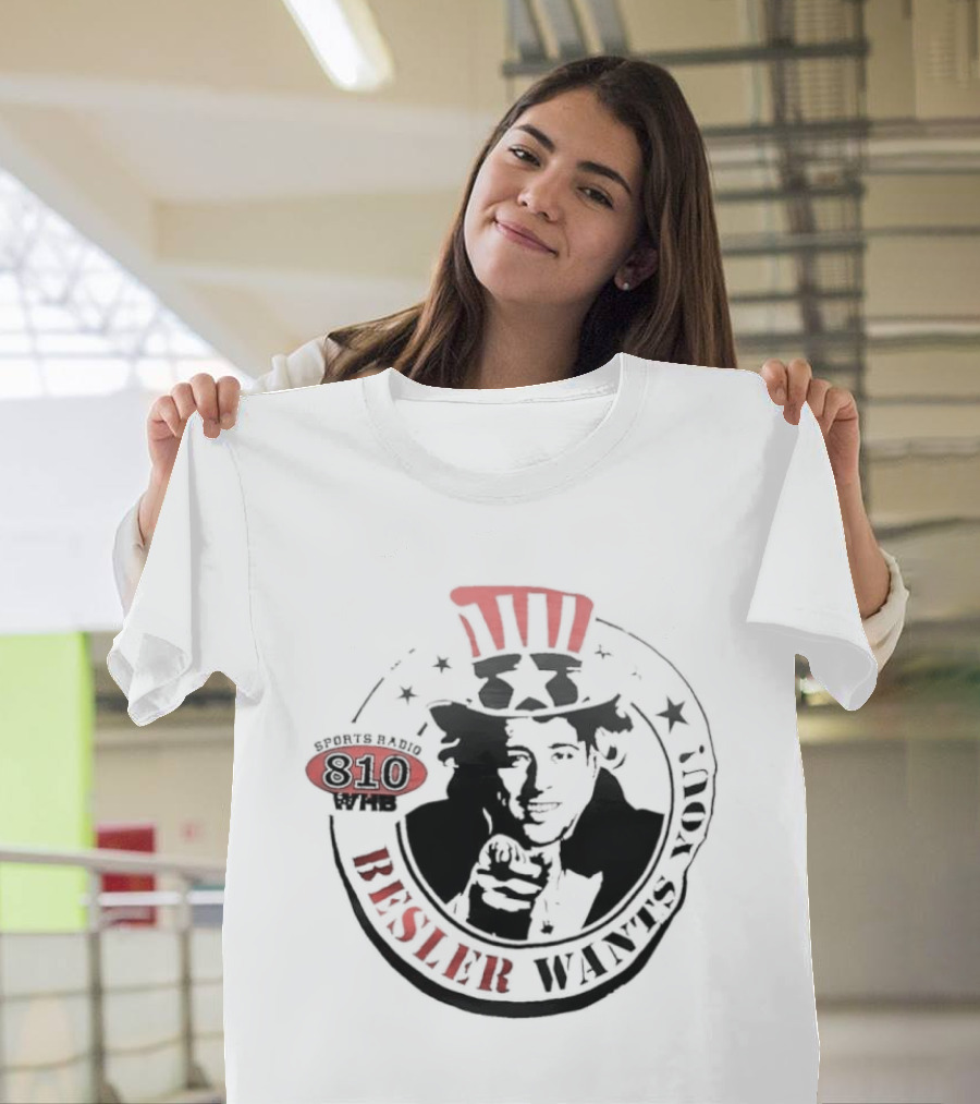 Besler Wants You Sports Radio 810 Uncle Sam Sporting Kansas City T-Shirt